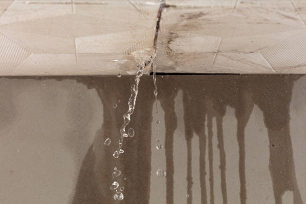 Professional Commercial Water Damage Restoration technician working in Slayden, TN